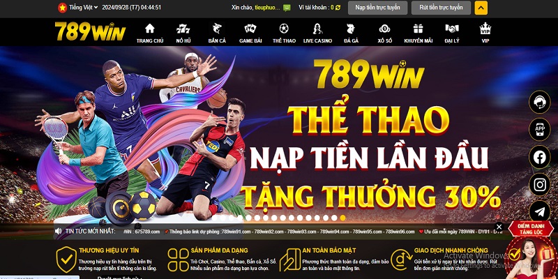 Truy cập vào trang web an toàn để đăng nhập 789win